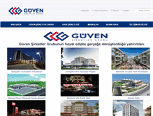 Tablet Screenshot of guvengroup.net